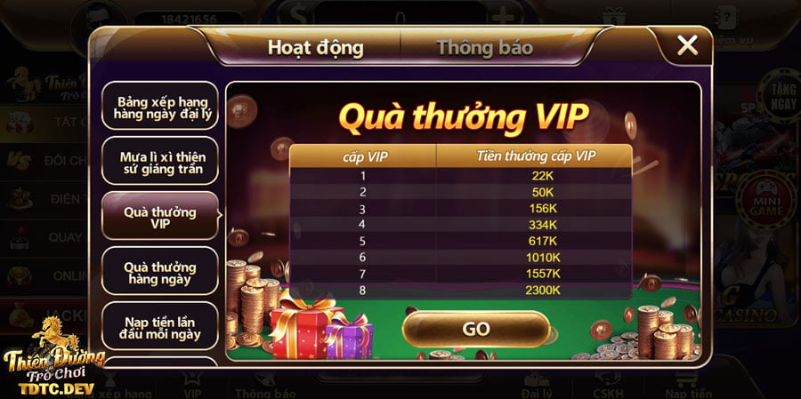 qua thuong vip